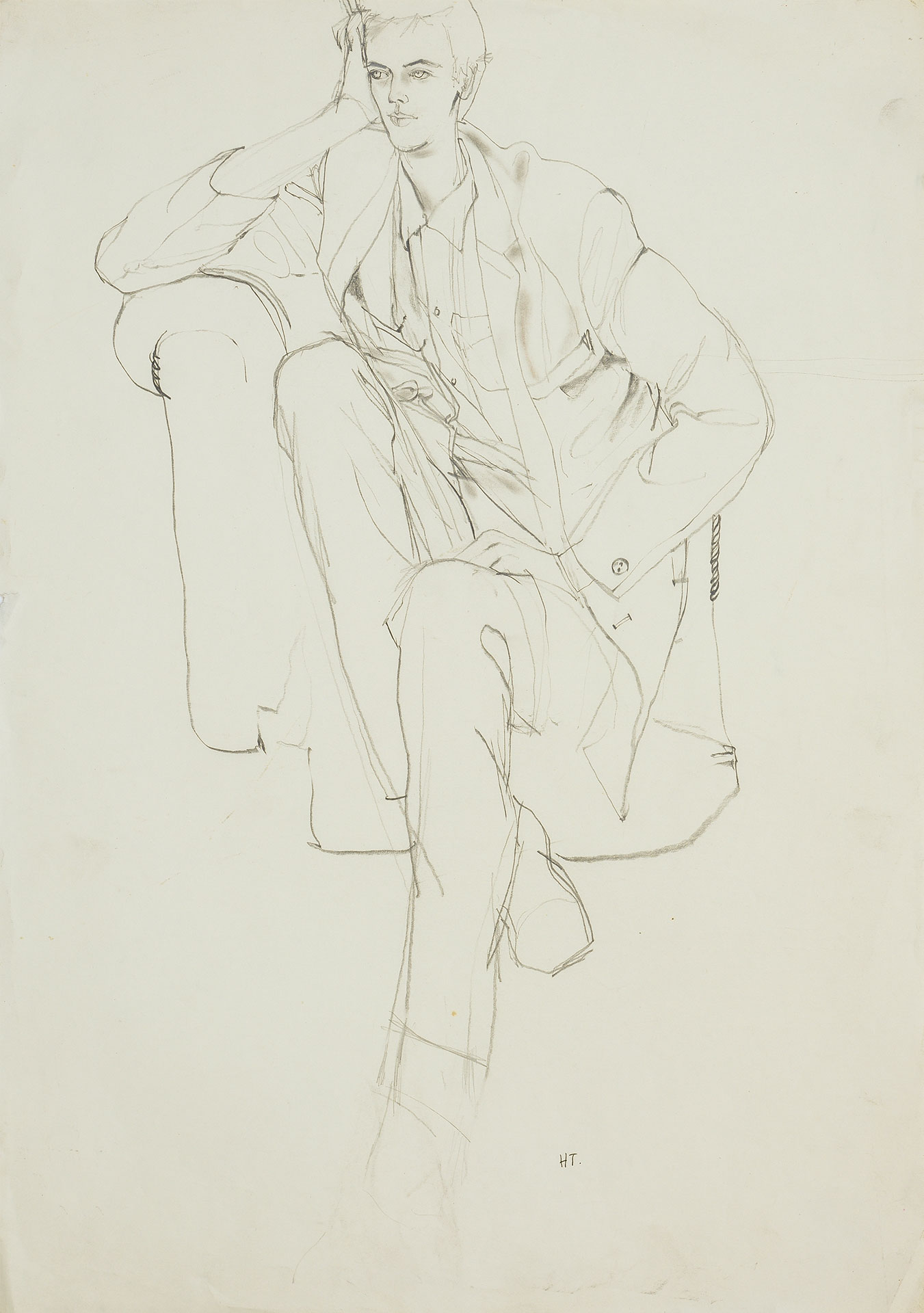 Jon F. (Standing – Cropped Figure), 1970-80’s | Howard Tangye