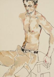 Giles G. (Sitting, Hands Behind), 1997-98