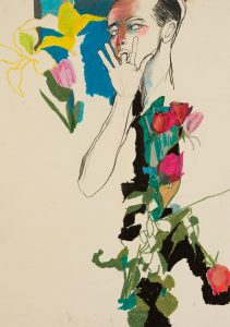 Self Portrait with Flowers, 1990’s